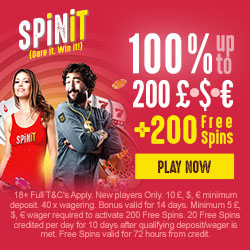 Spinit.com bonus de bienvenue